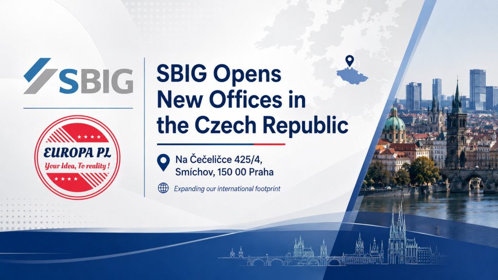 SBIG / EUROPA PRIVATE LABELS Expands to Prague, Czech Republic