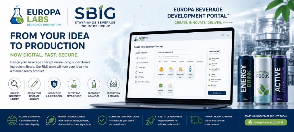 SBIG & Europa Private Labels Launch the Europa Labs Beverage Development Portal.